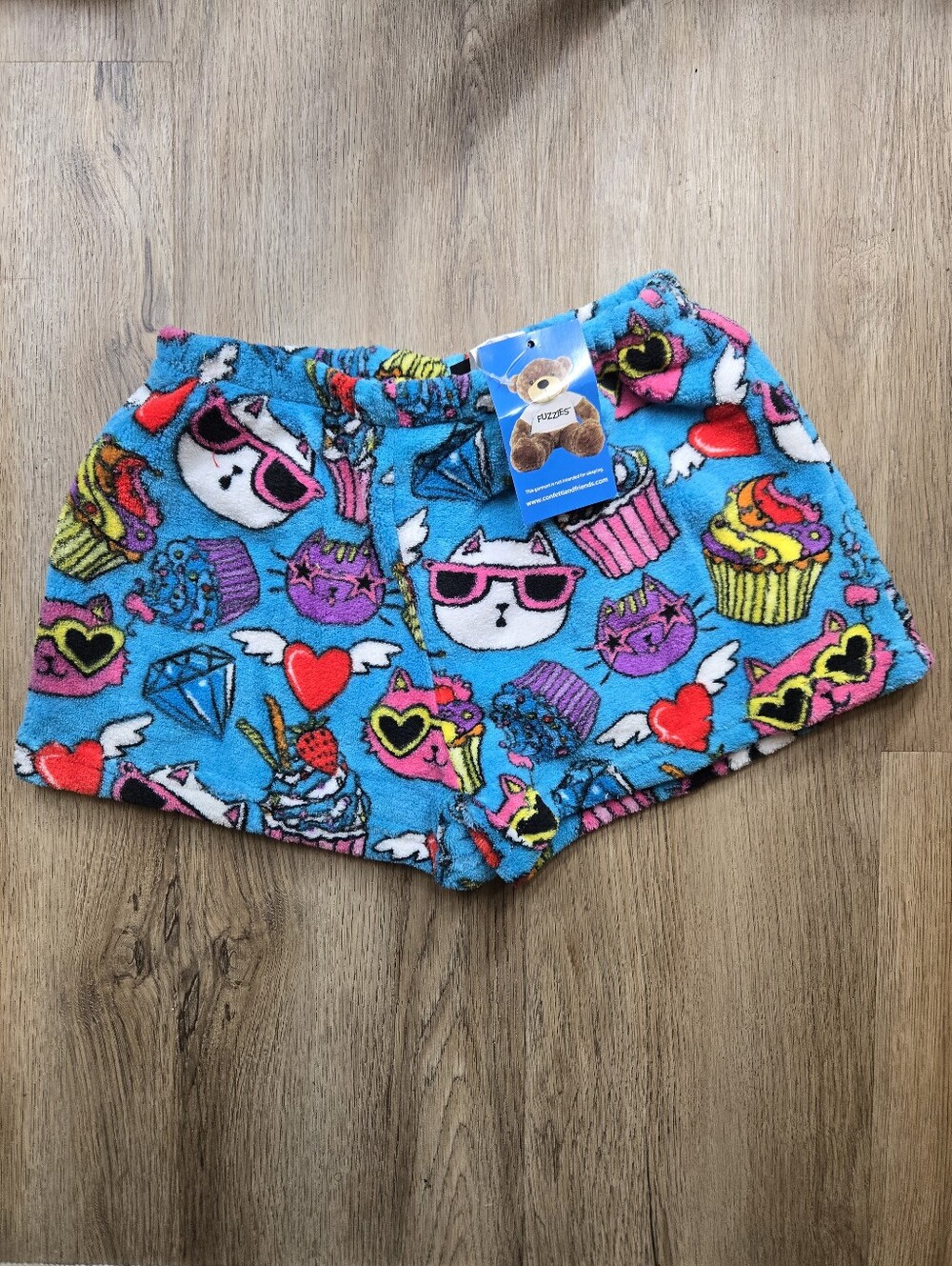 New! Confetti & Friends brand "Fuzzies" pajama Shorts